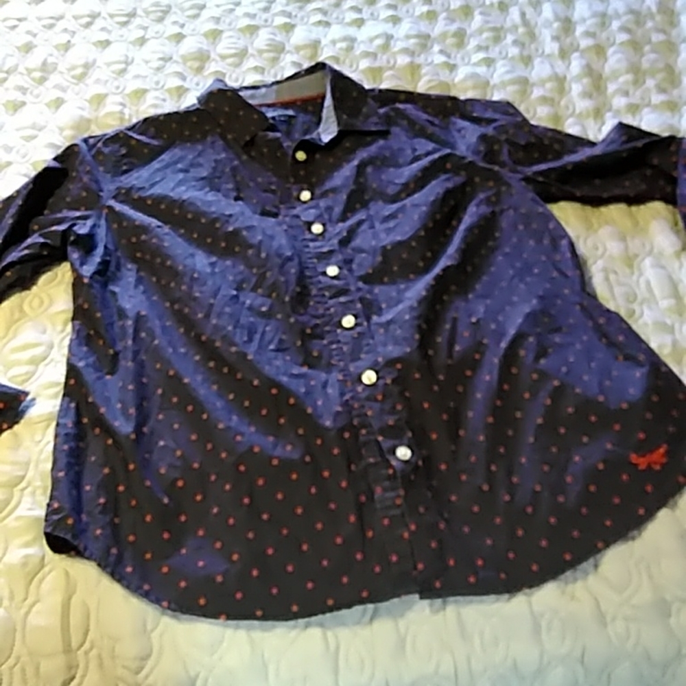 NWOT Talbot's Polka Dot Blouse